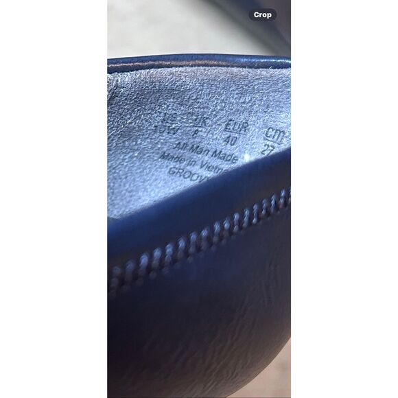 LifeStride Women's Size 10W Navy Groovy Pump Wedge Heel Faux Leather - Picture 8 of 13